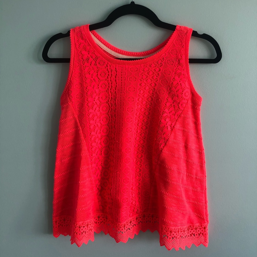 Arizona jeans neon pink tank top